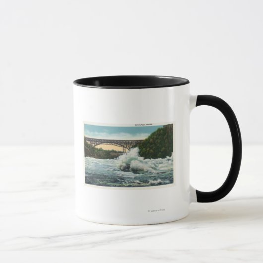 Mug Vue sur Whirlpool Rapids Bridge et Whirlpool (Droite)