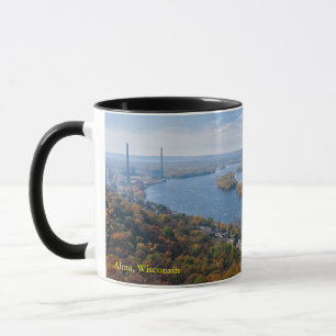 Mug vue surplombant Alma et la rivière