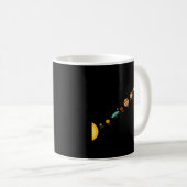 Mug Vue Système Solaire Croyants Eh Plat (Devant droit)