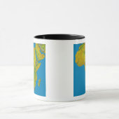 Mug Vue topographique de l'Afrique (Centre)