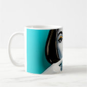 Mug Vue turquoise Pop (Gauche)