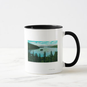 Mug Vue verte de baie sur le lac TahoeLake Tahoe, CA
