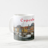 Mug Vues de Copenhague. Nyhavn. P. 4. (Devant gauche)