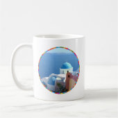 Mug Vues de l'église sur Santorin, Grèce (Gauche)