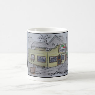 Mug Vues de San Luis Obispo, broussailleux et de Lloyd