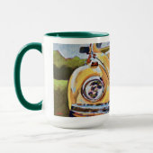 Mug VW Bug Painting - Gift for VW Bug Lovers (Gauche)
