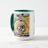 Mug VW Bug Painting - Gift for VW Bug Lovers (Devant gauche)