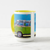 Mug VW Van Painting - Gift for VW Lovers (Devant gauche)