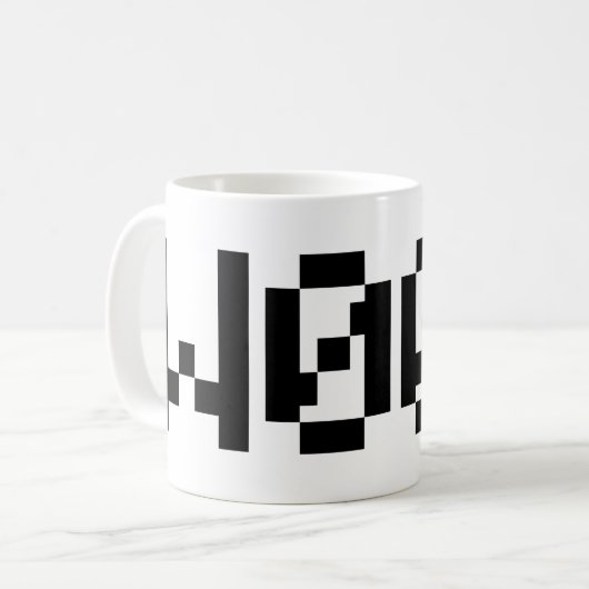 Mug W00F [Sons animaux de léopards] (Devant gauche)