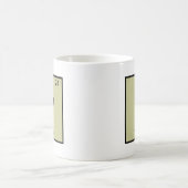Mug W - Chemise Waffles Symbole Élément Chimique Drôle (Centre)