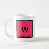 Mug W - Chimie du Fruit Pastèque Tableau Périodique (Gauche)
