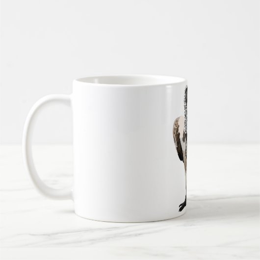Mug W est pour le Vautour à dos blanc (Gauche)