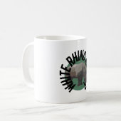 Mug W est pour White Rhino Keeper (Devant gauche)