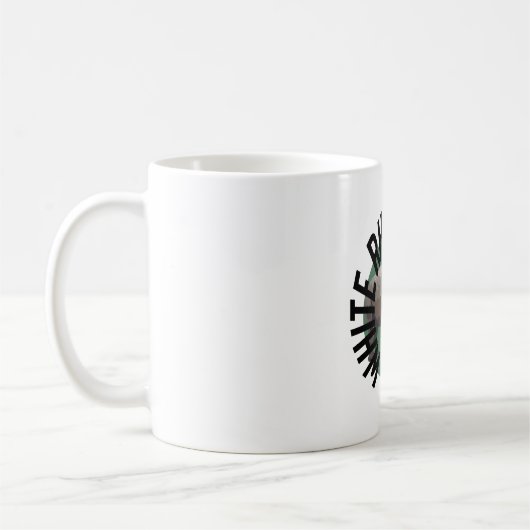 Mug W est pour White Rhino Keeper (Gauche)