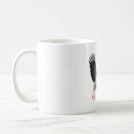 Mug W est pour White Stork (Gauche)