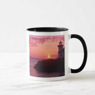 Mug WA, île San Juan, phare de Lime Kiln, 1919,