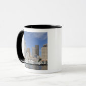 Mug WA, Seattle, Seattle, skyline avec ferry boat (Devant gauche)