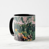 Mug Wa-Wo Wave NFT Art - RÉFLEXIONS SUR MA FENÊTRE 32 (Devant gauche)