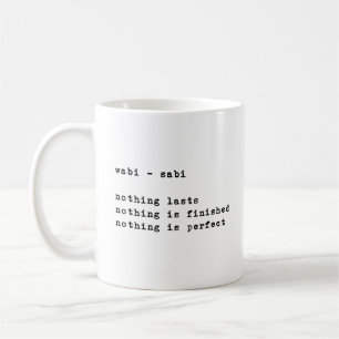 Mug Wabi Sabi   Citations Inspirationnelles minimalist