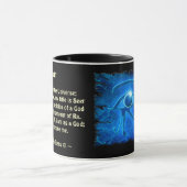 Mug WADJET OEIL D'HORUS & Mots Boug Cadeau (Centre)