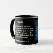 Mug WADJET OEIL D'HORUS & Mots Boug Cadeau (Devant gauche)