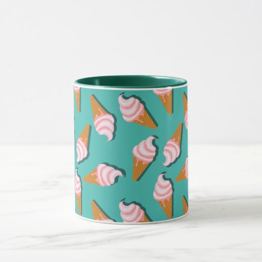 Mug Waffle cones ice cream and frozen yogurt pattern c (Centre)