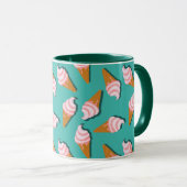 Mug Waffle cones ice cream and frozen yogurt pattern c (Devant droit)