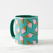 Mug Waffle cones ice cream and frozen yogurt pattern c (Devant gauche)