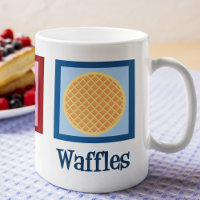Waffles Peace Love