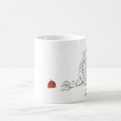 Mug Wagon de patchs citrouille (Centre)