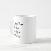 Mug Waiting For The Big Beautiful Obituary Funny Quote (Devant gauche)