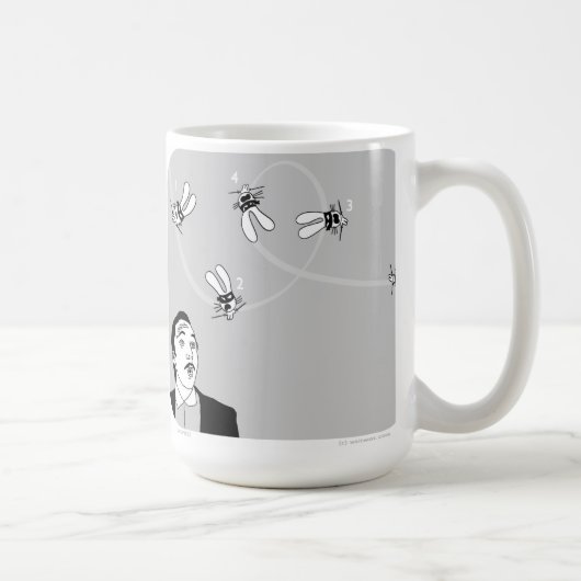 Mug Waitwot de badass de lapin du ninja WW032 (Droite)