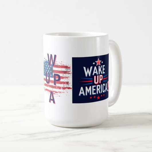 Mug Wake Up America (WUPA) (Devant droit)
