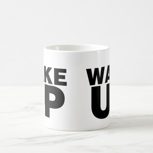 Mug Wake up Black (Centre)