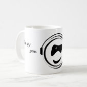 Mug Wake up game sleep repeat (Devant gauche)