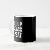 Mug Wake Up Kick Repea,funny Quote Workout Motivation  (Devant gauche)
