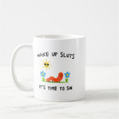 Mug Wake Up S It's Time To Sin (Gauche)