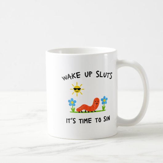 Mug Wake Up S It's Time To Sin (Droite)