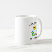 Mug Wake Up S It's Time To Sin Funny Animal Meme (Devant droit)
