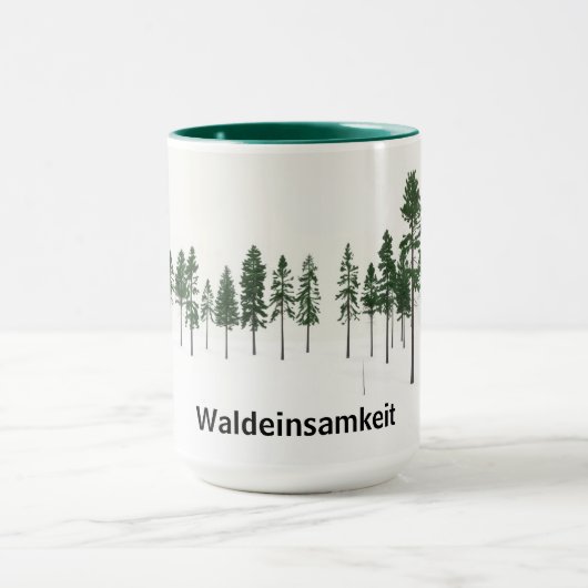 Mug Waldeinsamkeit Forest Solitude Aesthetic (Centre)