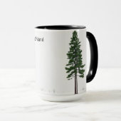 Mug Waldeinsamkeit Nature Lover Personalized (Devant droit)