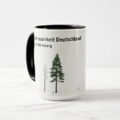 Mug Waldeinsamkeit Nature Lover Personalized (Devant gauche)