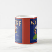 Mug Waldorf Apples 1920 crate étiquette print (Centre)