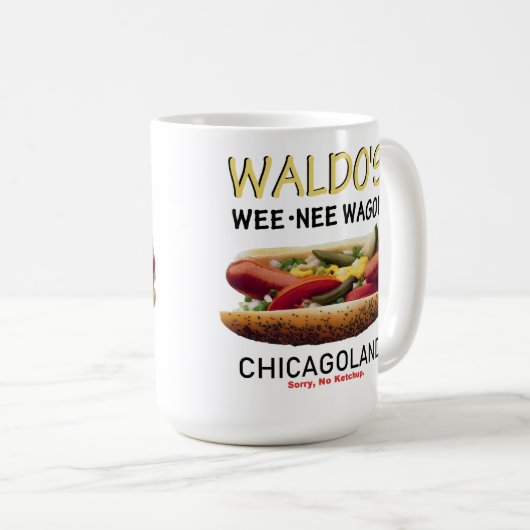 Mug Waldo's Wee Nee Wagon, Chicagoland (Devant droit)