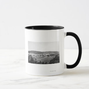 Mug Waldport, Oregon Vue Ville Vue Nord