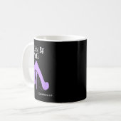 Mug Walk By Faith Graphic Christian Design With Purple (Devant gauche)