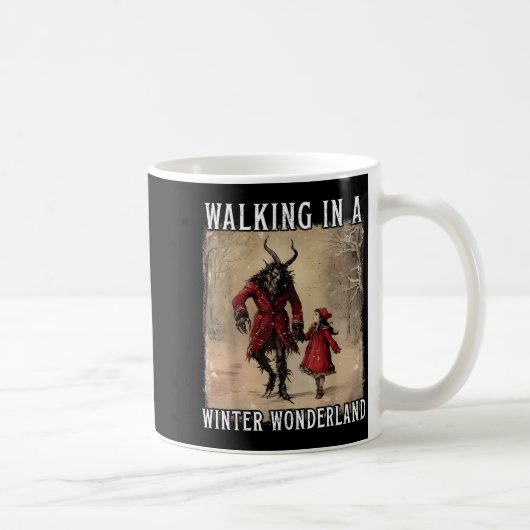 Mug Walking In A Winter Wonderland Krampus Creepy Horr (Droite)