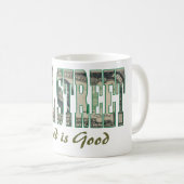 Mug Wall Street/ La cupidité est bonne (Devant droit)