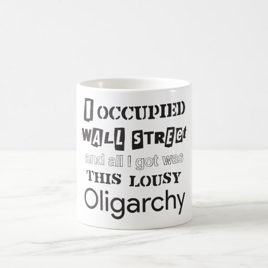 Mug Wall Street occupé et obtint l'oligarchie (Centre)