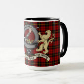 Mug Wallace Clan Badge & Tartan (Devant droit)